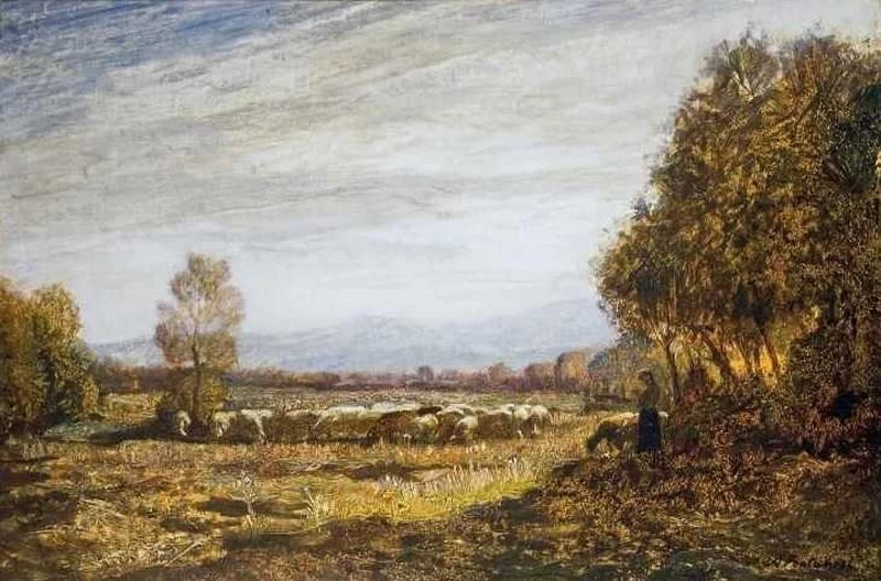 Al pascolo, 1850 circa - Palazzo del Monte di Pietà, Reggio Emilia